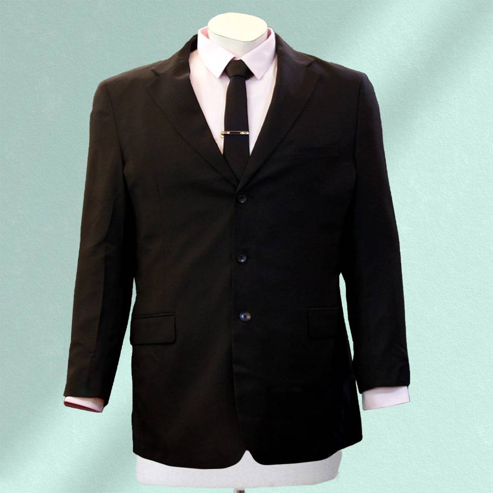 PLATINUM Men's Business Formal Big And Tall Blazer With 3 Buttons ...