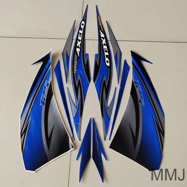 Suzuki shogun Axelo 125 r Blue Striping Sticker | Shopee Malaysia