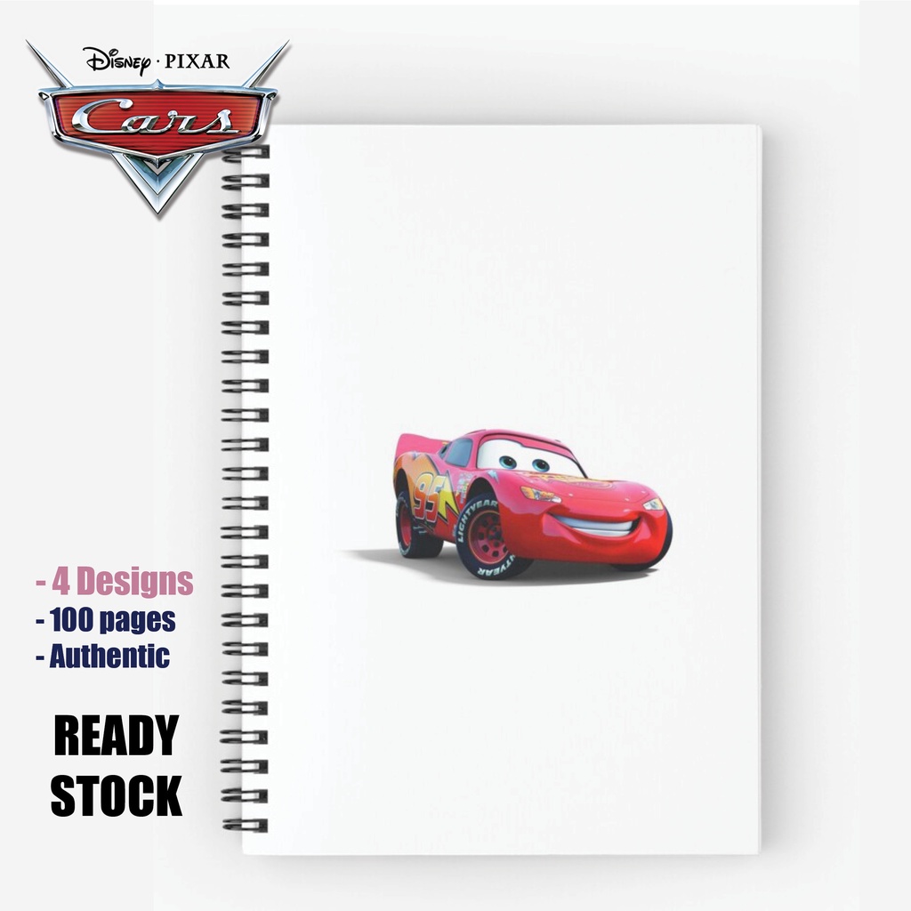 🔥 GENUINE🔥 Original Disney Cars A5 100pgs embossed card cover diary ...