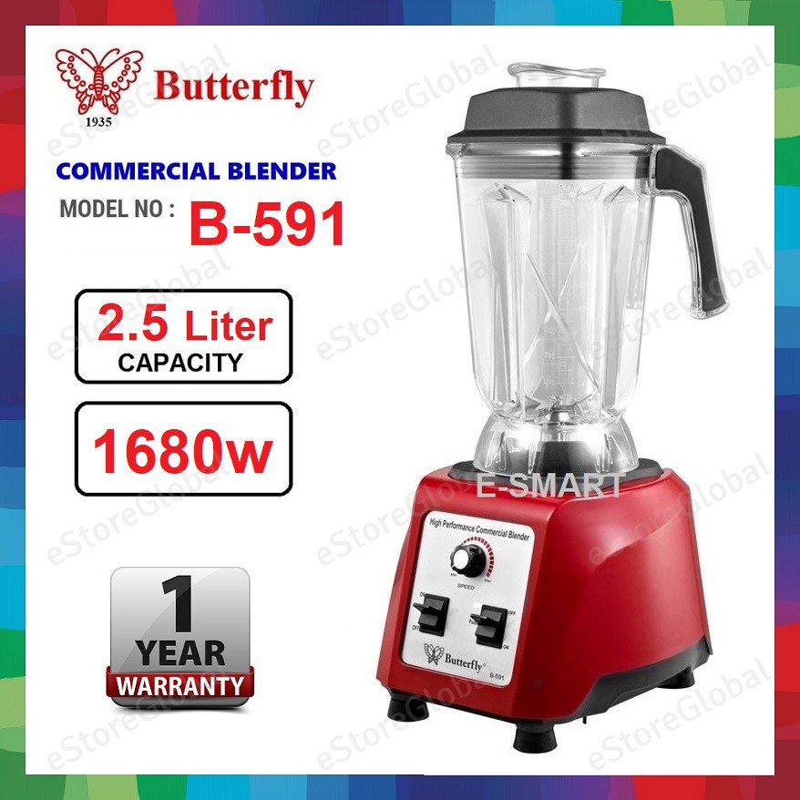 Butterfly B591 1680w Commercial Blender B591 / Pengisar Blender