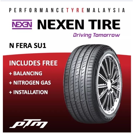 16 17 18 19 20 inch Nexen N Fera SU1 Tyre (FREE INSTALLATION/DELIVERY ...