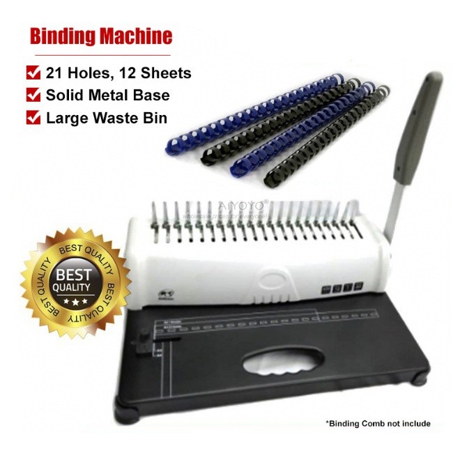Comb Binding Machine Comb Binder Machine A4 Paper Puncher Binder Punch