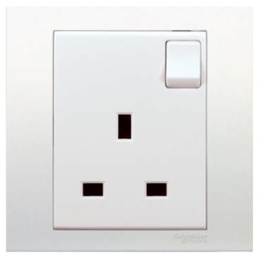 Schneider Vivace KB15 1 Gang Switched Socket | Shopee Malaysia