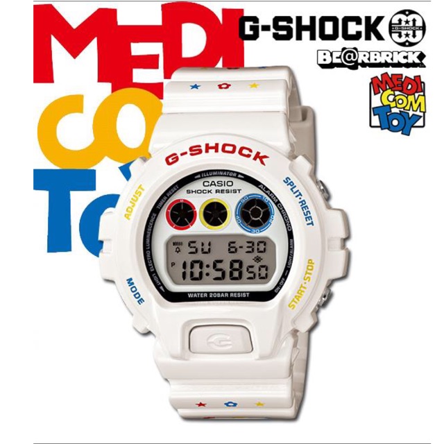 Casio G-Shock x MEDICOM TOY BE@RBRICK 30th Anniversary Men's Watch