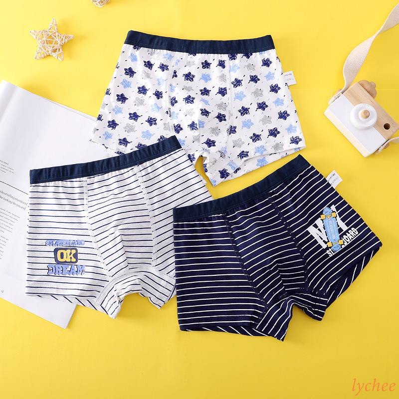 3pcs boys kids briefs pants Childrens underwear boys boxer shorts ...