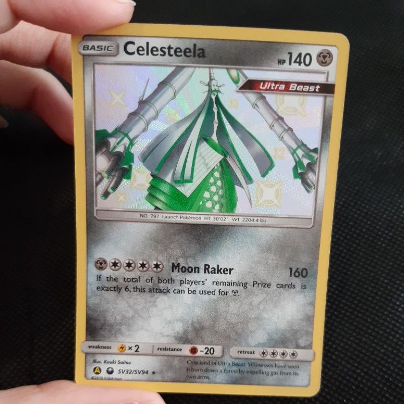 Pokemon Card TCG: Hidden Fates: Shining Beldum/Metang/Celesteela/Noibat/Sudowoodo/Gible/Scyther  (HOLO)100%Original Card | Shopee Malaysia