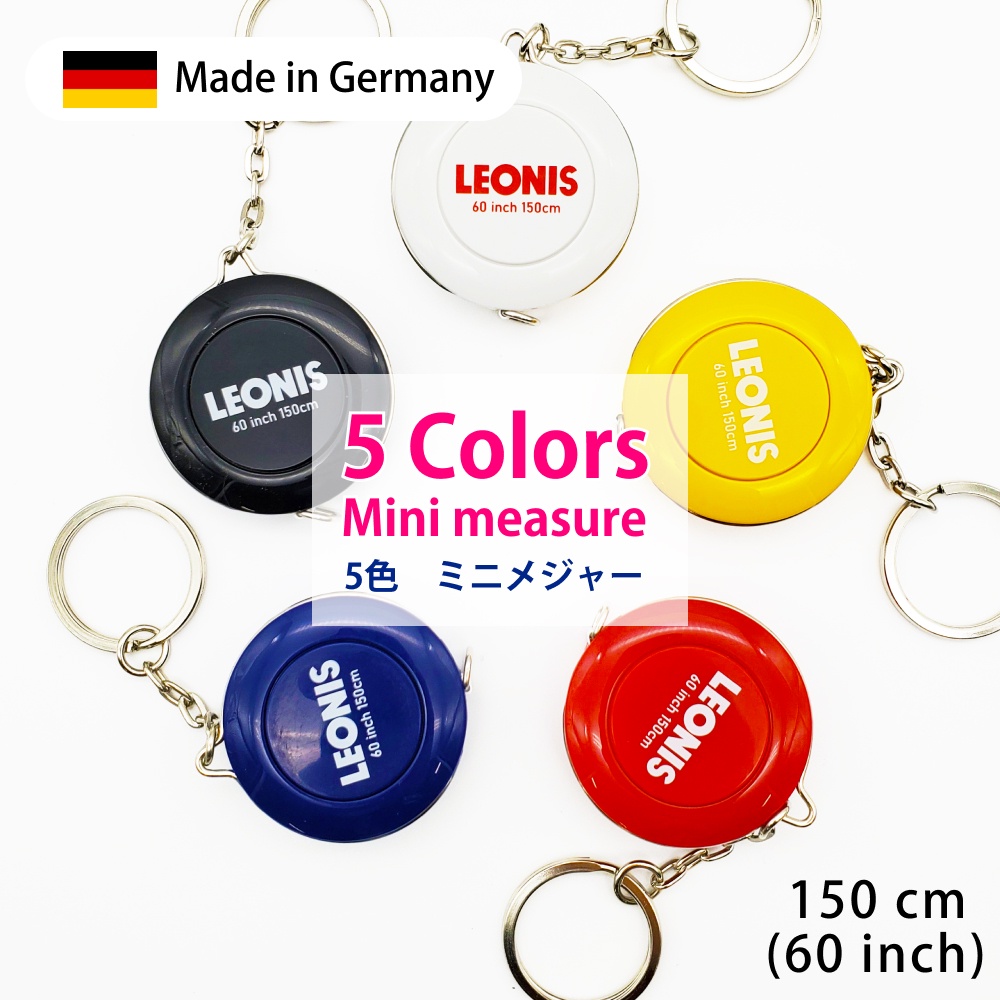 【Direct from Japan】LEONIS Spring Tape Measure (Key-ring Design)🔸Body ...