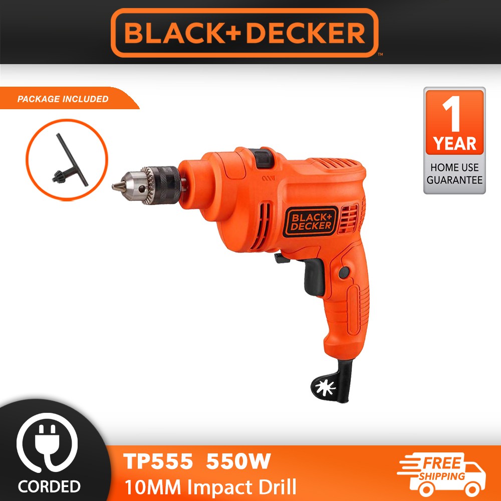 Impact drill black and decker hot sale