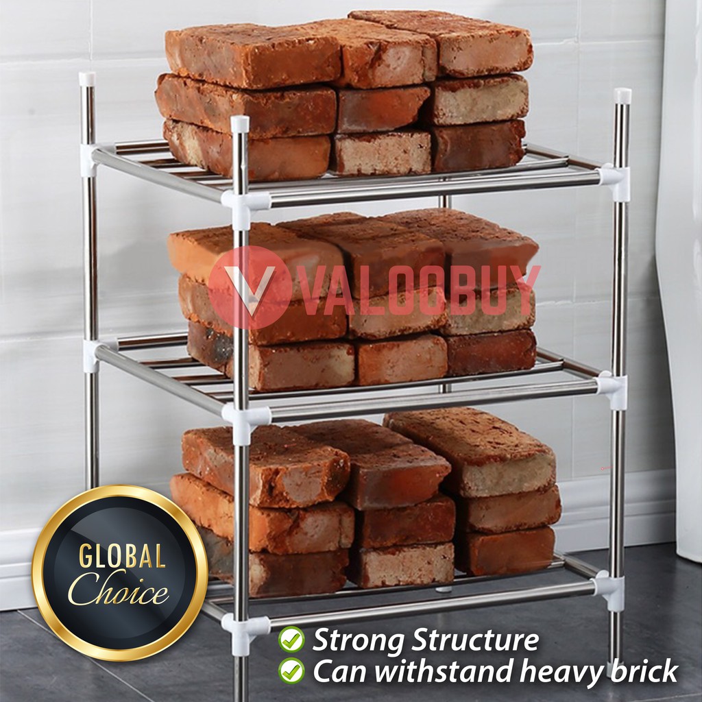 Rak Dapur Simpan Barang 4 Tingkat Pelbagai Guna / Kitchen Rack 4 Level