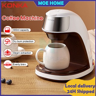 KONKA Coffee Maker Single Cup Household Coffee Machine Mini