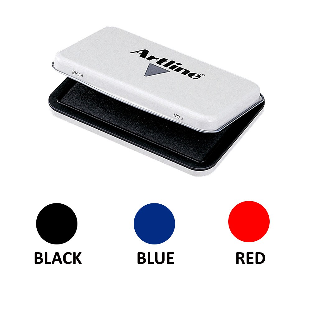 Artline Stamp Pad No.00/ No.0/ No.1/ No.2, Black/Blue/Red Shopee Malaysia