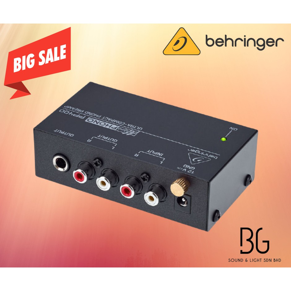 Behringer pp400 Phono Preamp Shopee Malaysia