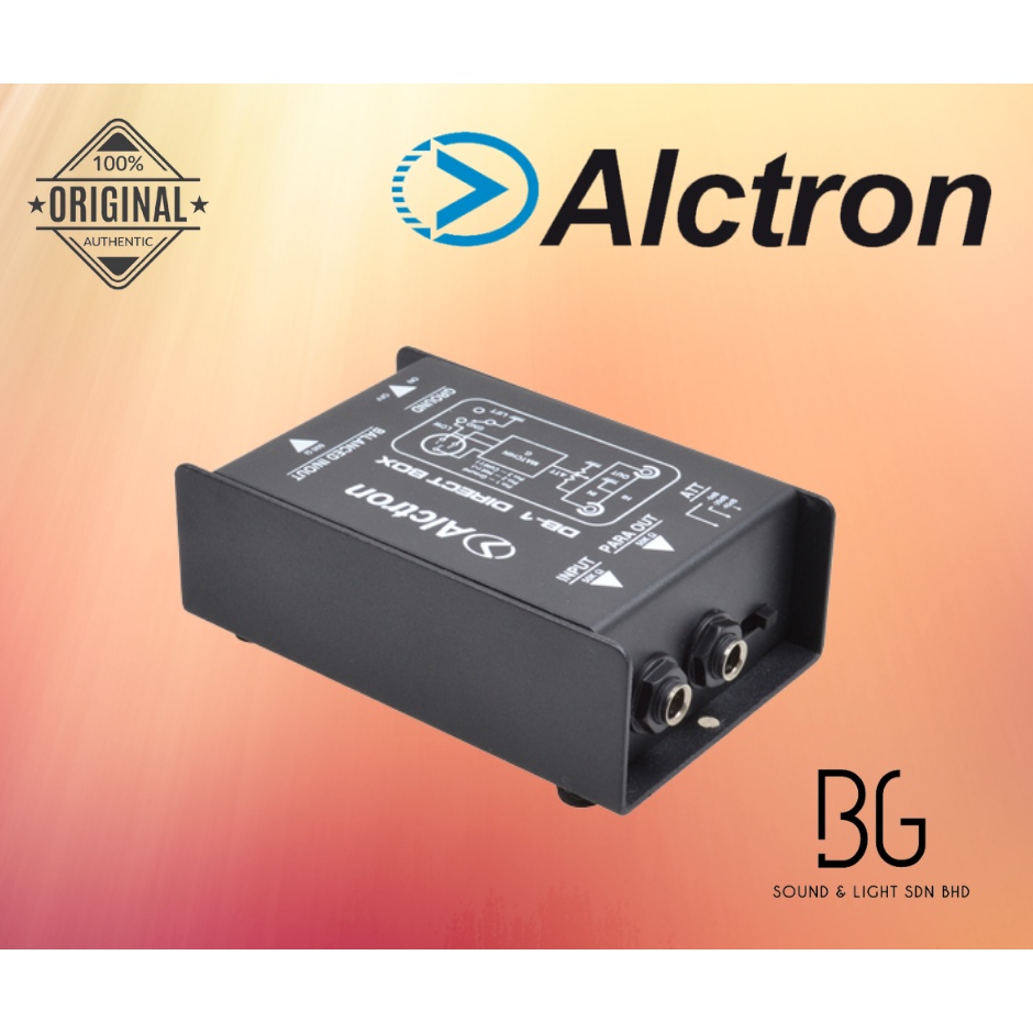 Alctron DB1 Single Passive Impedance Converter DIBOX Front Effector DI