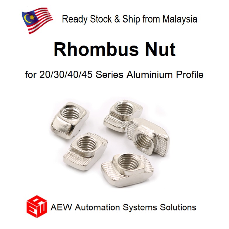 Rhombus Nut/ T Nut/ Hammer Head Fasten Nut Connector T Rhombus/ T SLOT ...