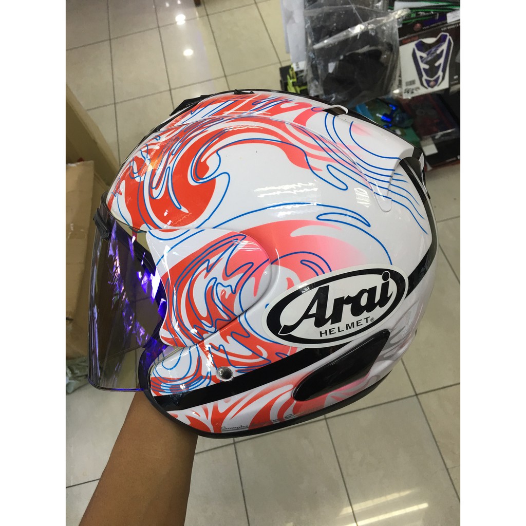 MERDEKA SALES ARAI RAM III RIPTIDE PINK CHOOSE VISOR