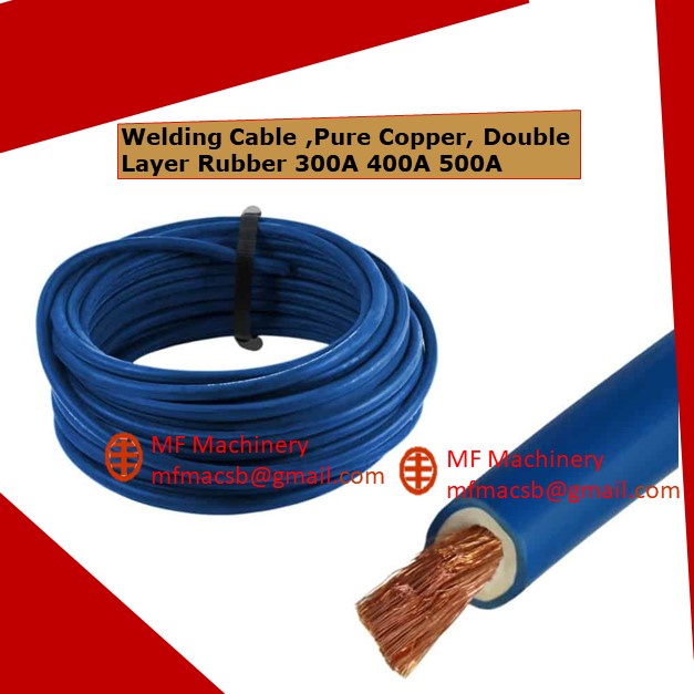 Mf BLUE WELDING CABLE 300AMP / 400AMP / 500AMP (1FT) | Shopee Malaysia