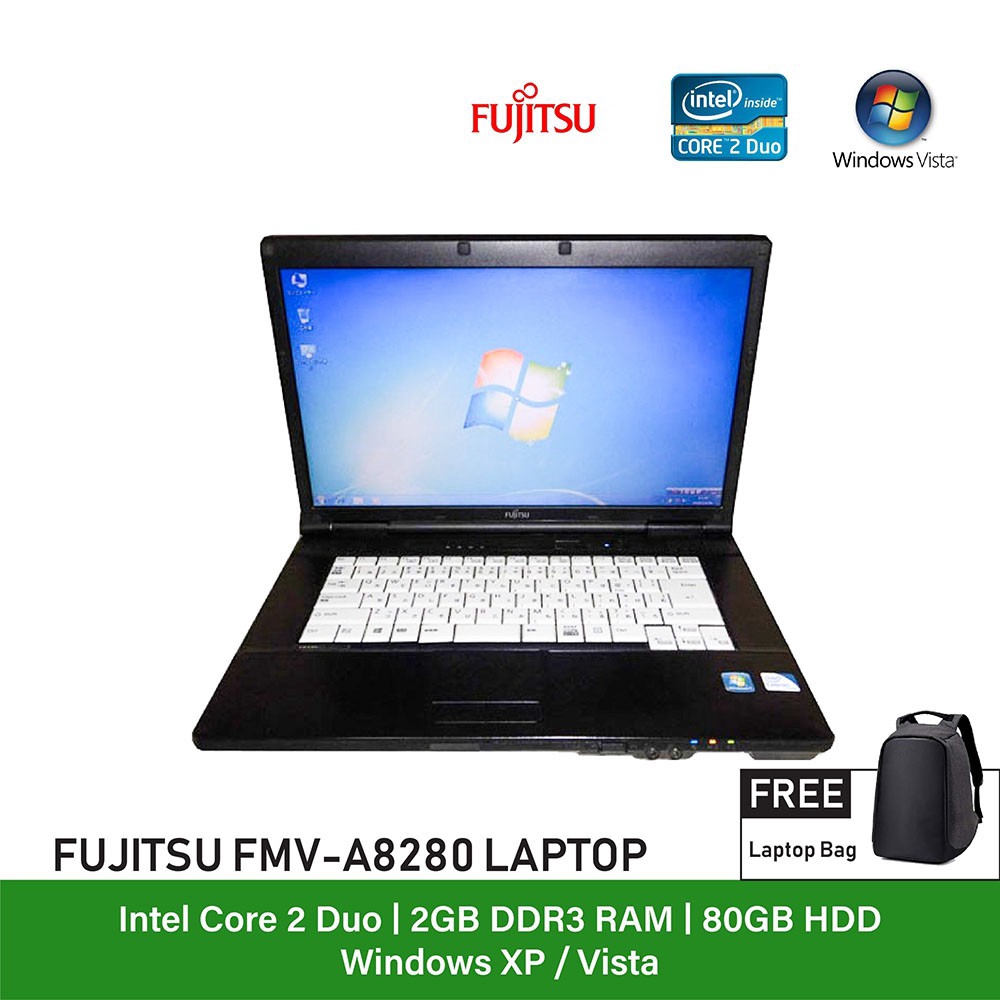 laptop fujitsu windows 7