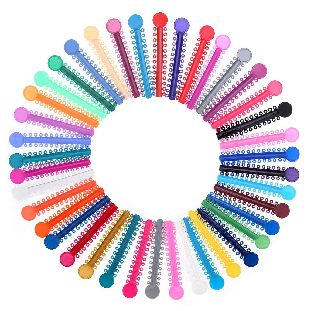 【Ready Stock】Orthodontic Ligature Ties MultiColor Elastomeric ORings