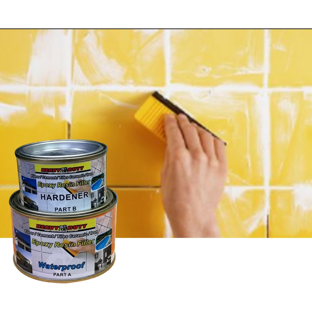 EPOXY RESIN FILLER 330ML WATERPROOF FOR FLOOR CEMENT TILES CERAMIC