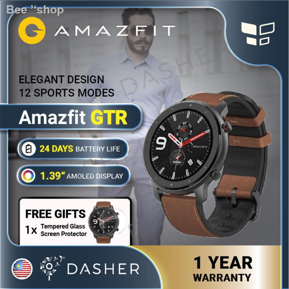 ENGLISH Amazfit GTR Smart Watch 47mm 42mm with AMOLED Huami Watches