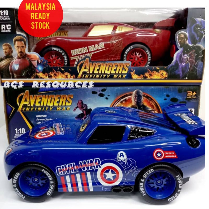 👍VALUE BUY👍 RC SUPERHERO CAR AVENGERS REMOTE CONTROL CARS WITH LIGHTS
