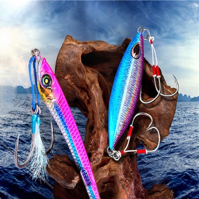 Single Hook Lure 6X Super Strong Steel Gewang Mata Kail Single