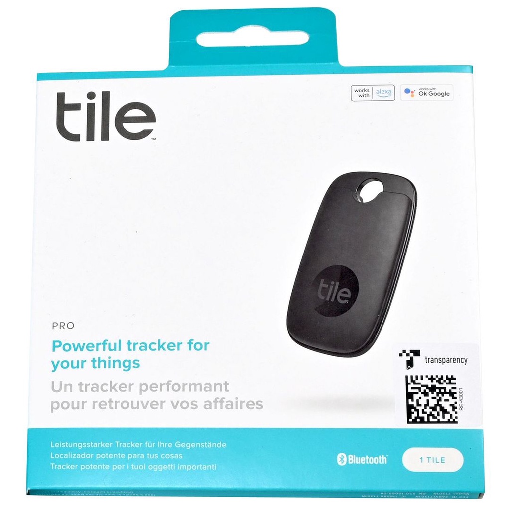 Localizador Bluetooth Tile Sticker (2022) - Negro