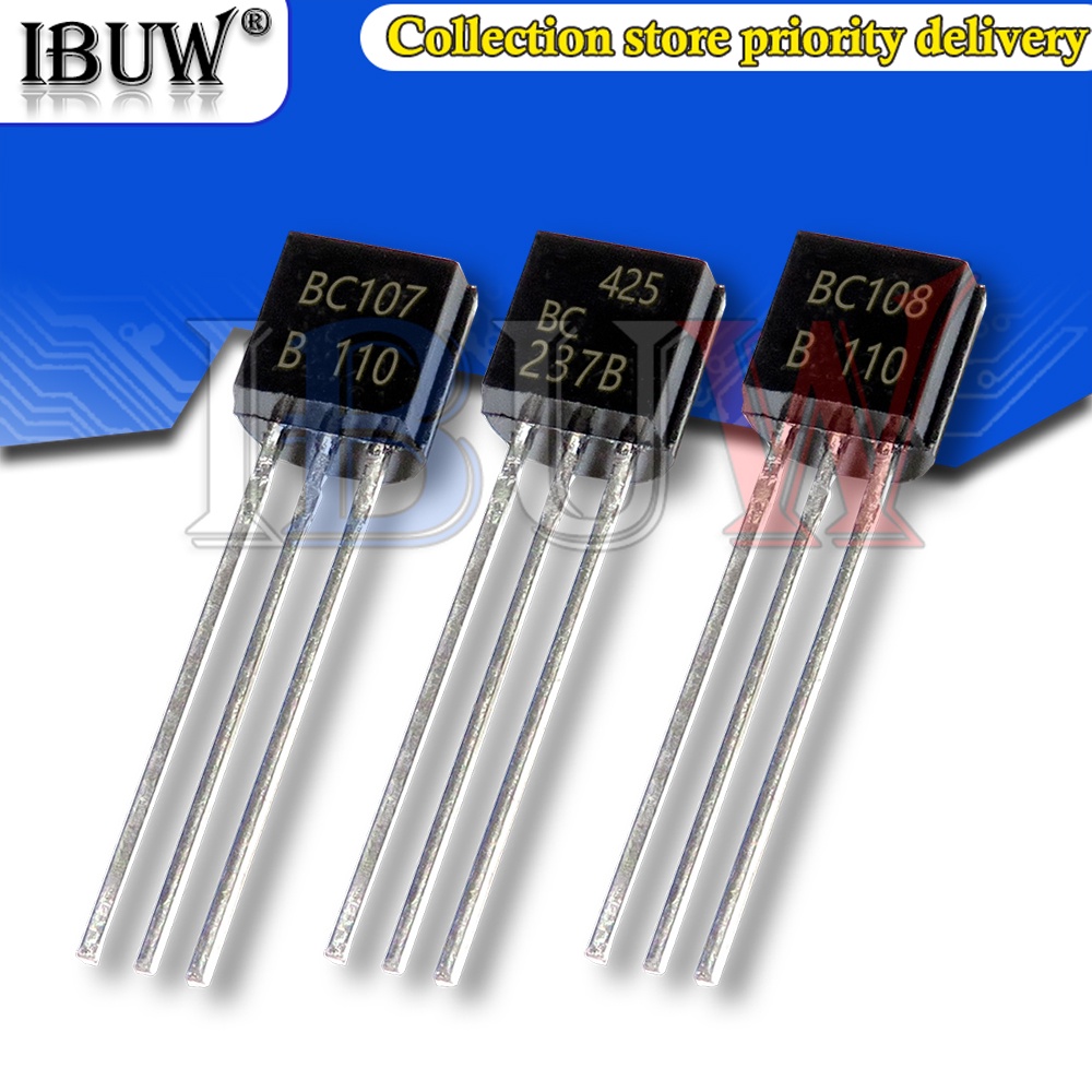 50PCS BC107B BC108B BC109B BC237B BC107 BC108 BC109 BC237 TO92 TO-92 ...