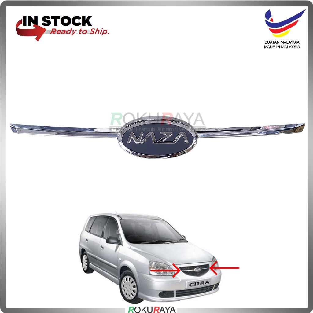 Naza Citra (2003 Model Bumper) Front Bumper Grill Center Moulding ...