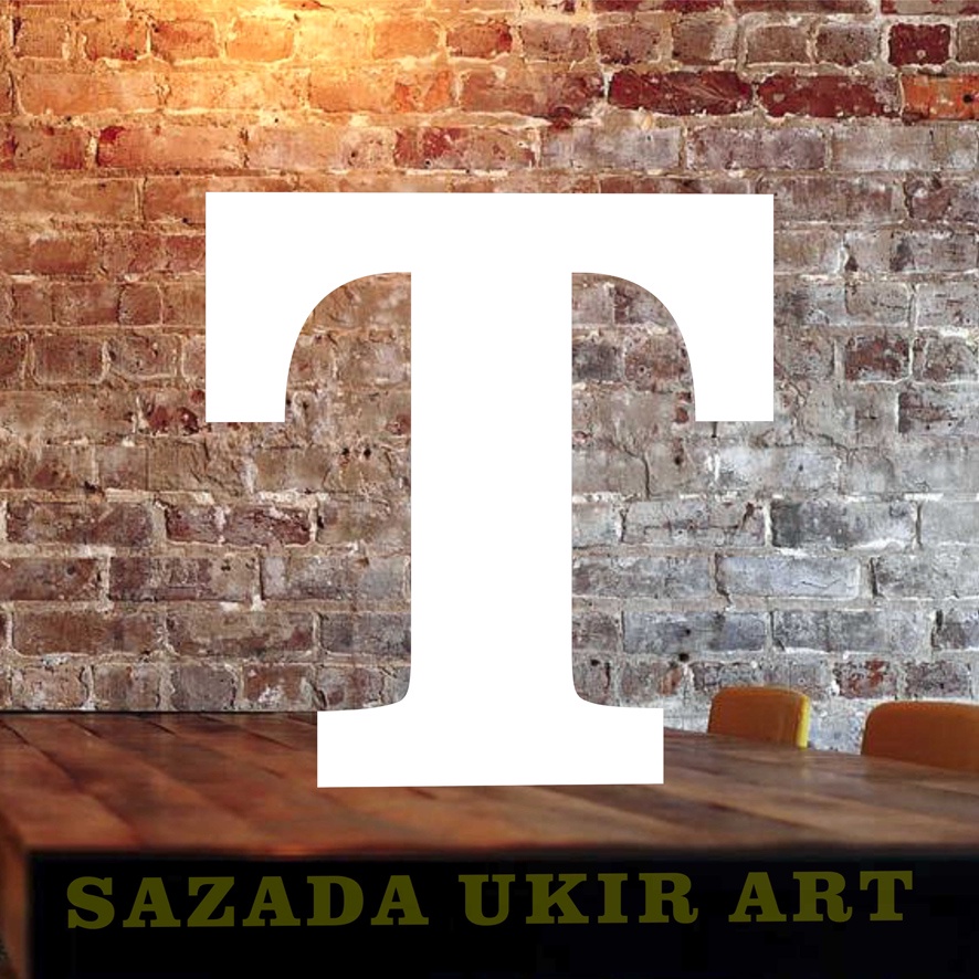 8cm S3 Abjad/Alphabet Alphabet Letter wedding Decoration Table Sign ...