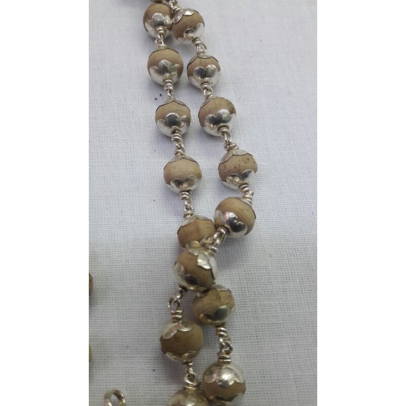 Original Silver Thulasi mala 54 / 108 | Shopee Malaysia