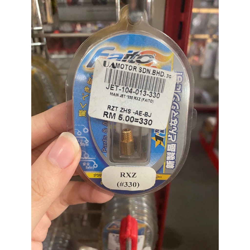 ( CLEARANCE STOCK PRICE ) MAIN JET SIZE YAMAHA RXZ FAITO | Shopee Malaysia