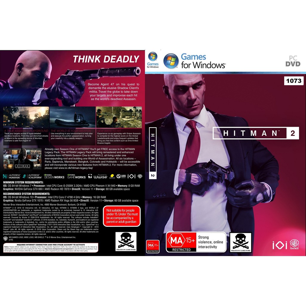 (PC) Hitman 2 Gold Edition | Shopee Malaysia