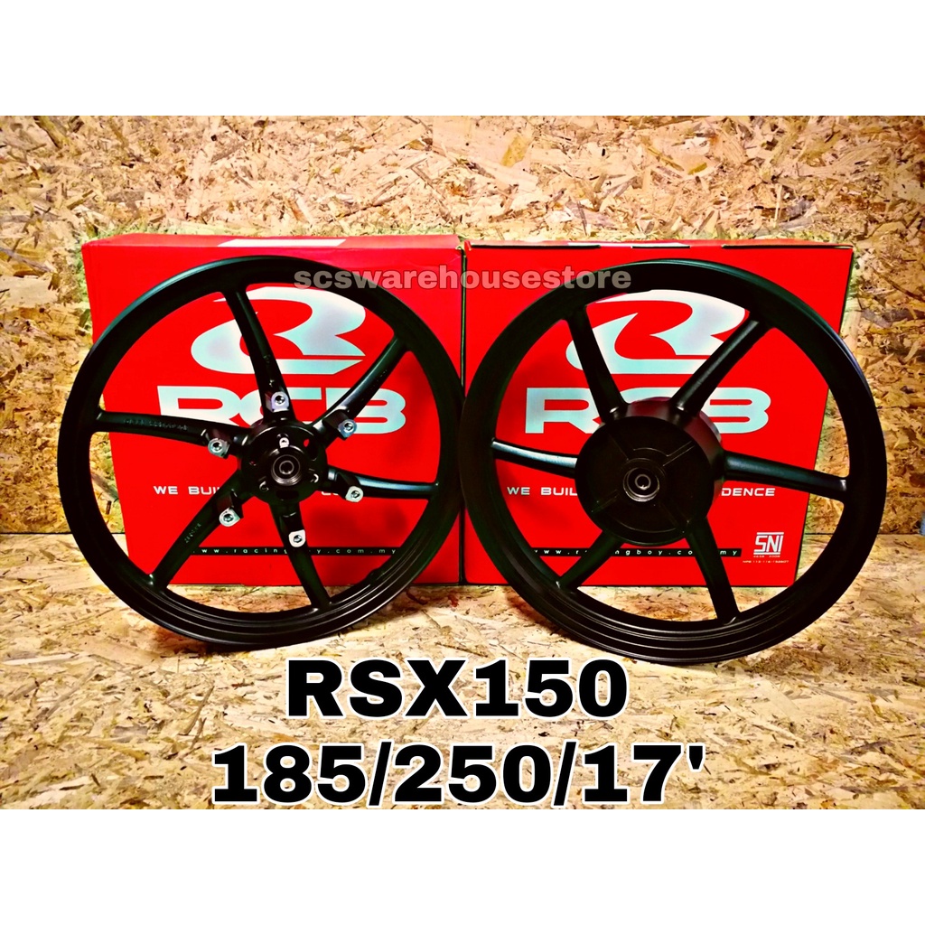 Honda RSX150 New SP522 RCB Sport Rim 185 / 250 / 17' Racing Boy RSX ...
