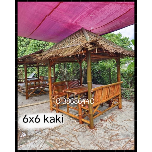 Gazebo Buluh 4x6 6x6 dan 8x6 | Shopee Malaysia