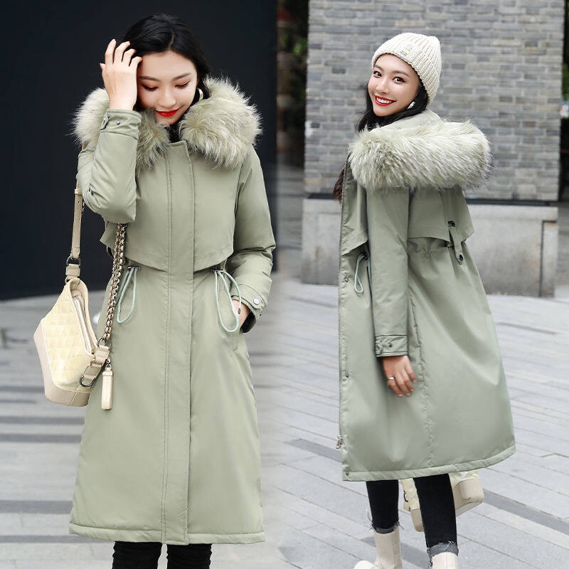 DanceeMangoo Warm Thicken Parkas New Coat Women Winter Clothes