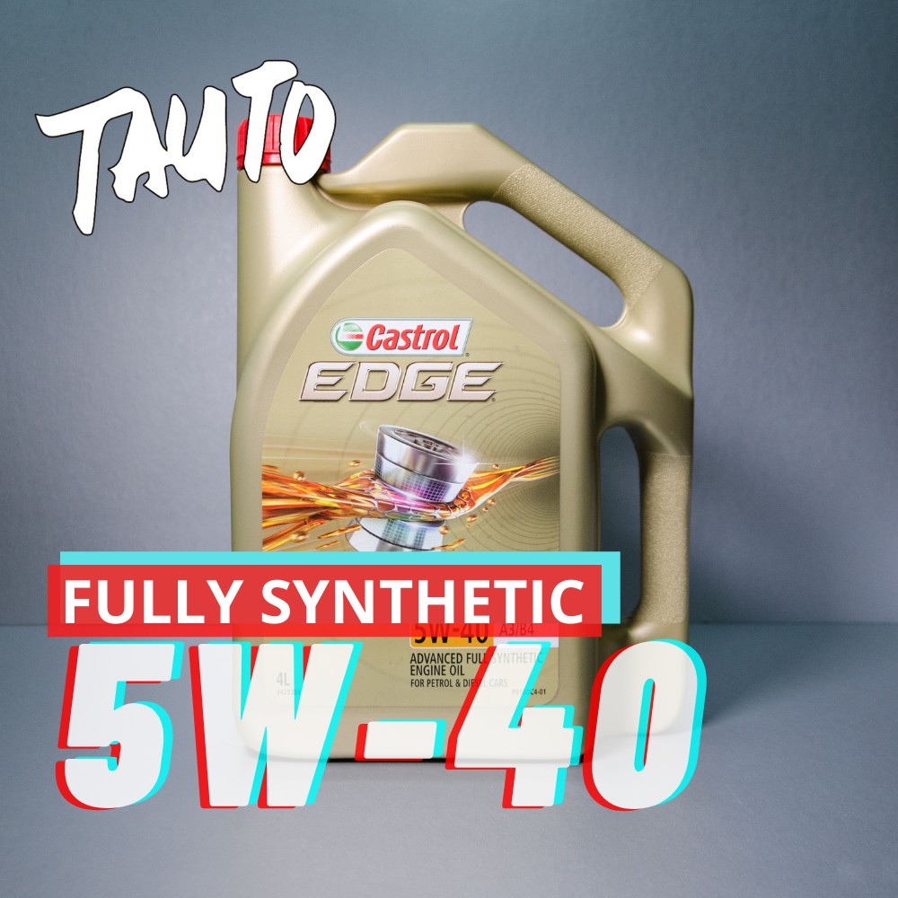 100% Genuine Castrol Edge 5W-40 Fully Synthetic Engine Oil 4L | Shopee ...