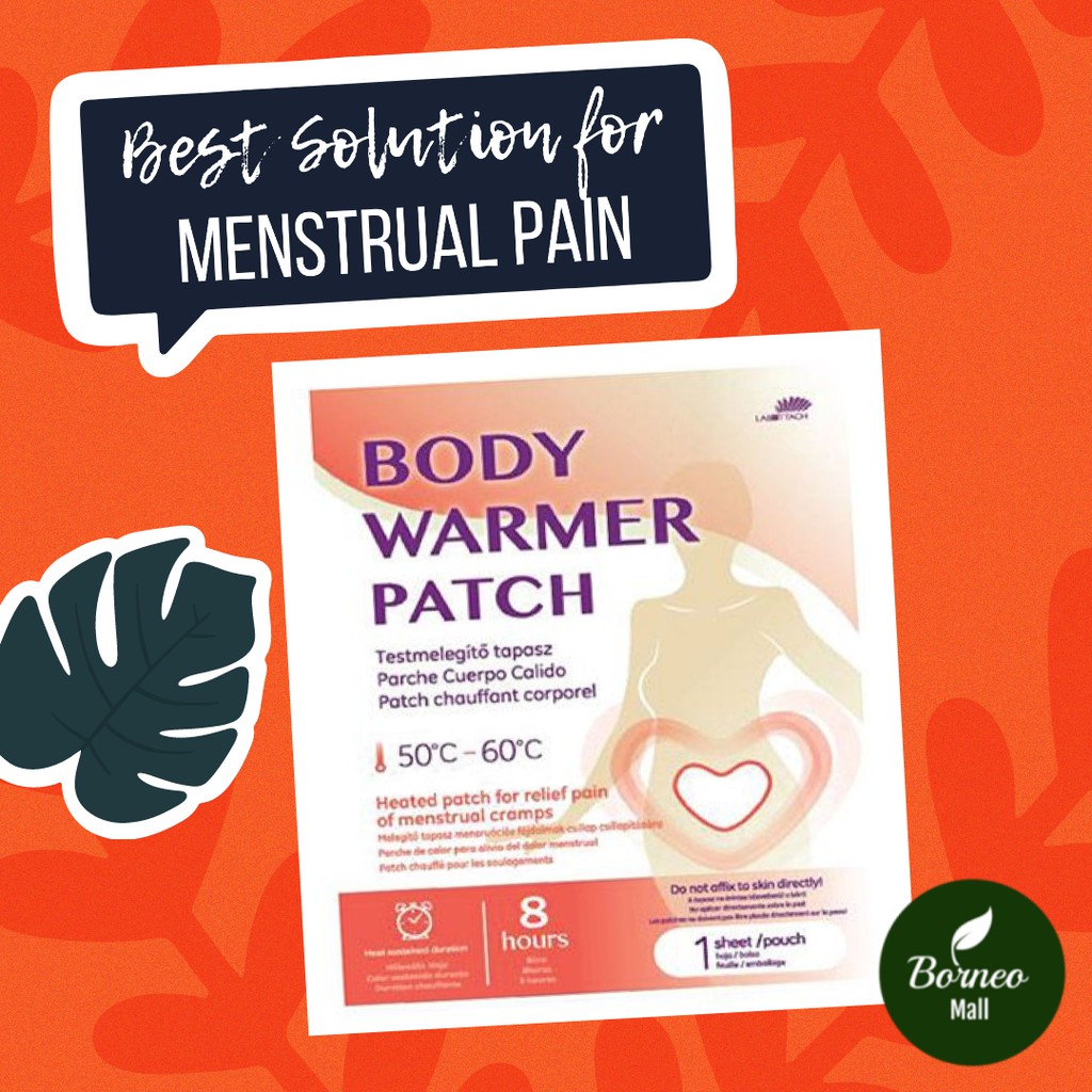 🔥𝗕𝗼𝗱𝘆 𝗪𝗮𝗿𝗺𝗲𝗿 𝗣𝗮𝘁𝗰𝗵🔥 Heated Patch for Relief of Menstrual Cramps [Works