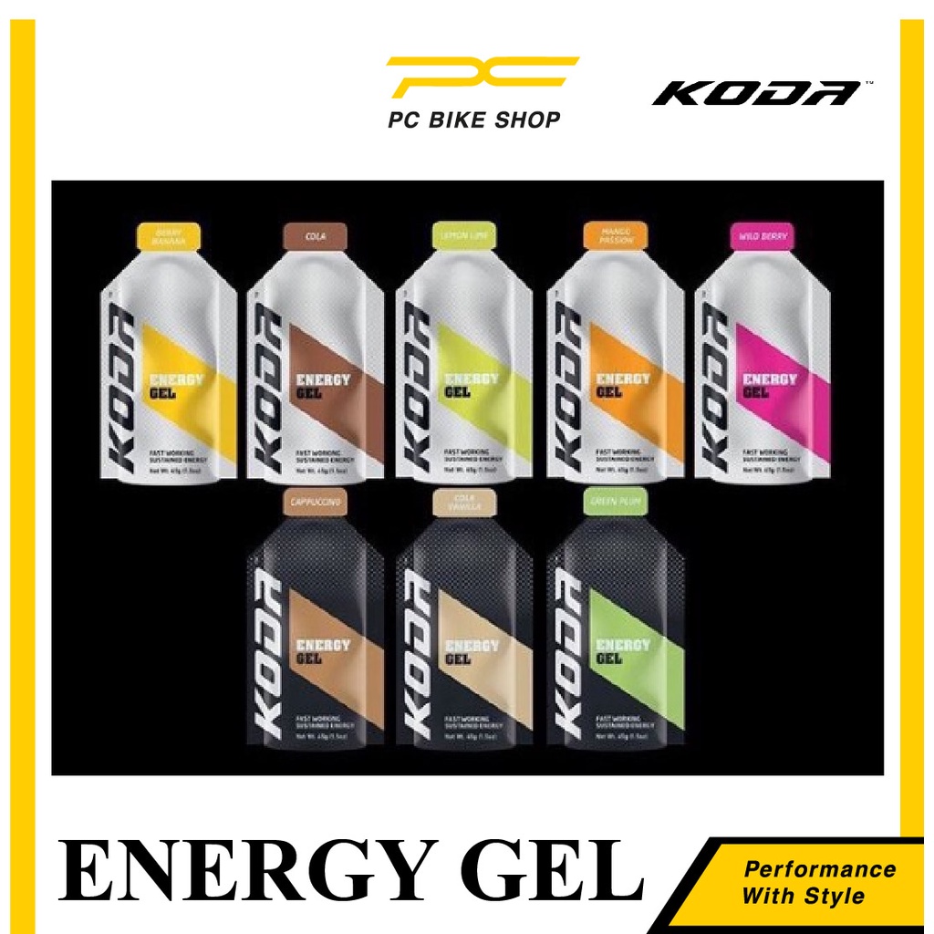 KODA NUTRITION ENERGY GELS FOR CYCLISTS AND ATHLETES Shopee Malaysia