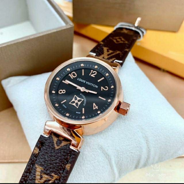 Jam Louis Vuitton Chronometer Putar, Fesyen Wanita, Jam Tangan di Carousell