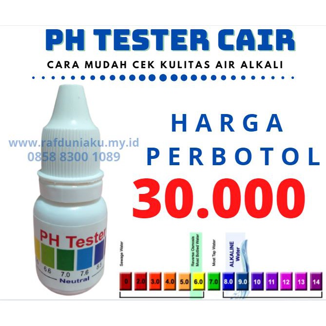 Liquid pH TESTER 5ML ORIGINAL Acid & Base Water pH Test Shopee Malaysia