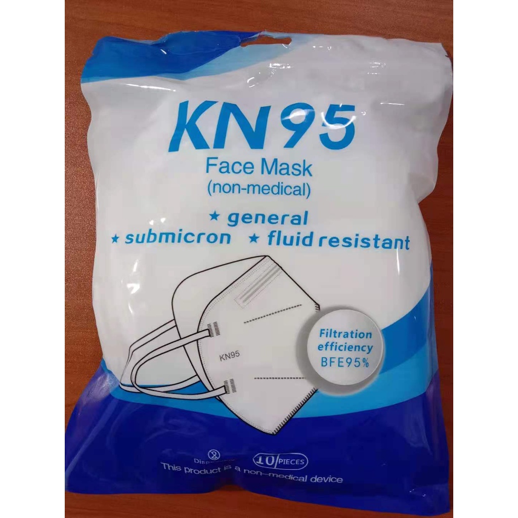 KN95 Disposable Respirator Face Mask(5pcs/10pcs Per Packing) | Shopee ...