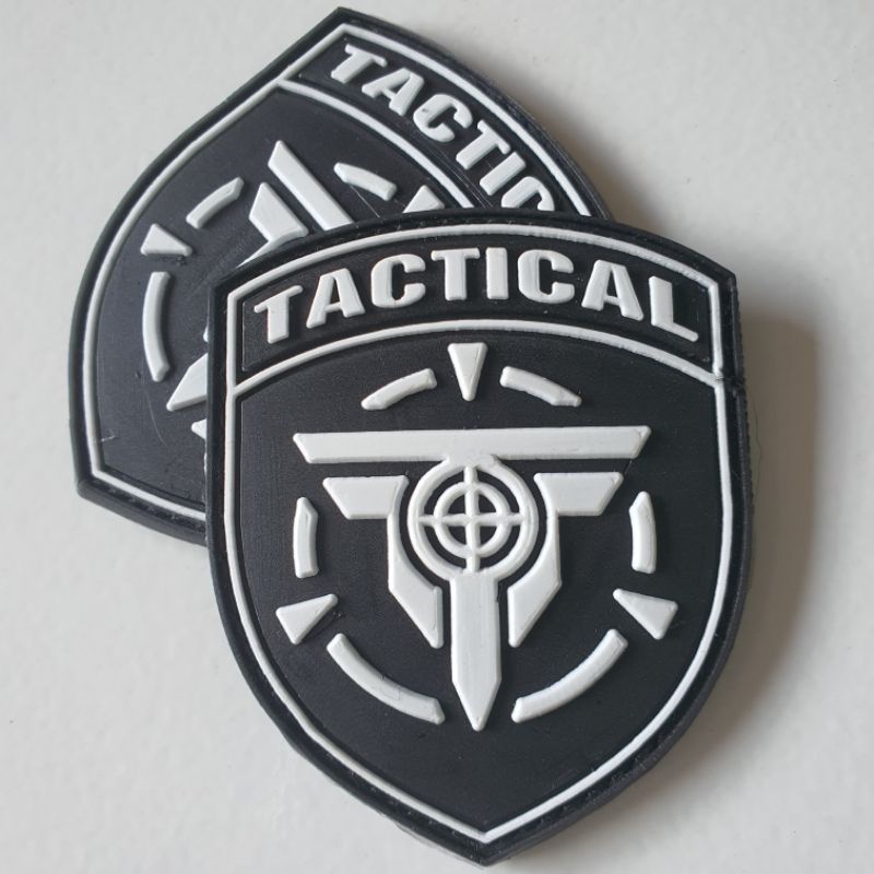 Patch RUBBER LOGO TACTICAL Antemi/VELCRO RUBBER EMBLEM PATCH | Shopee ...