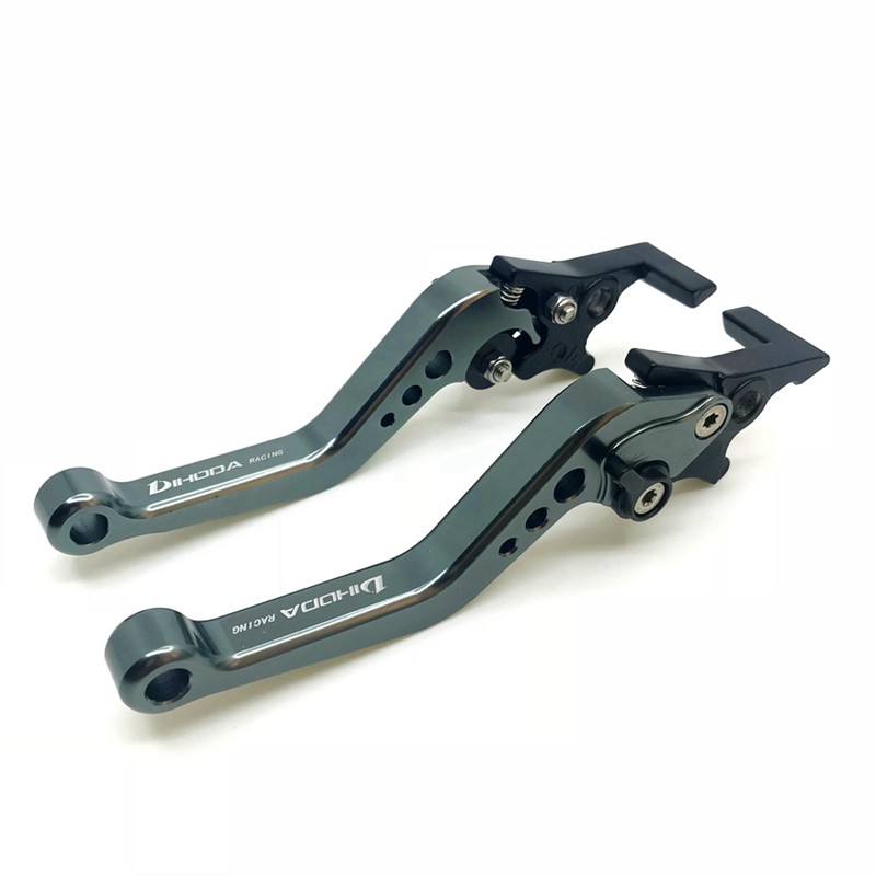 Leviers De Frein Moto Universels Double Disque - Paire CNC Bleu Pour GY6 XMAX