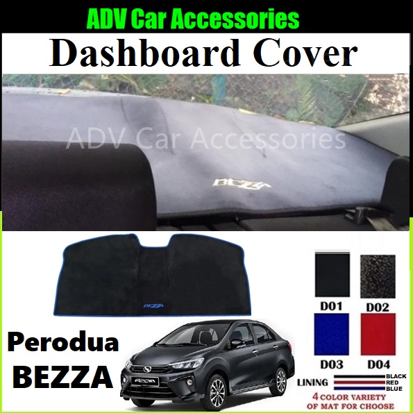 Perodua Bezza 2013-2025 ADV Rear Dashboard Cover Anti Slip Dashboard ...