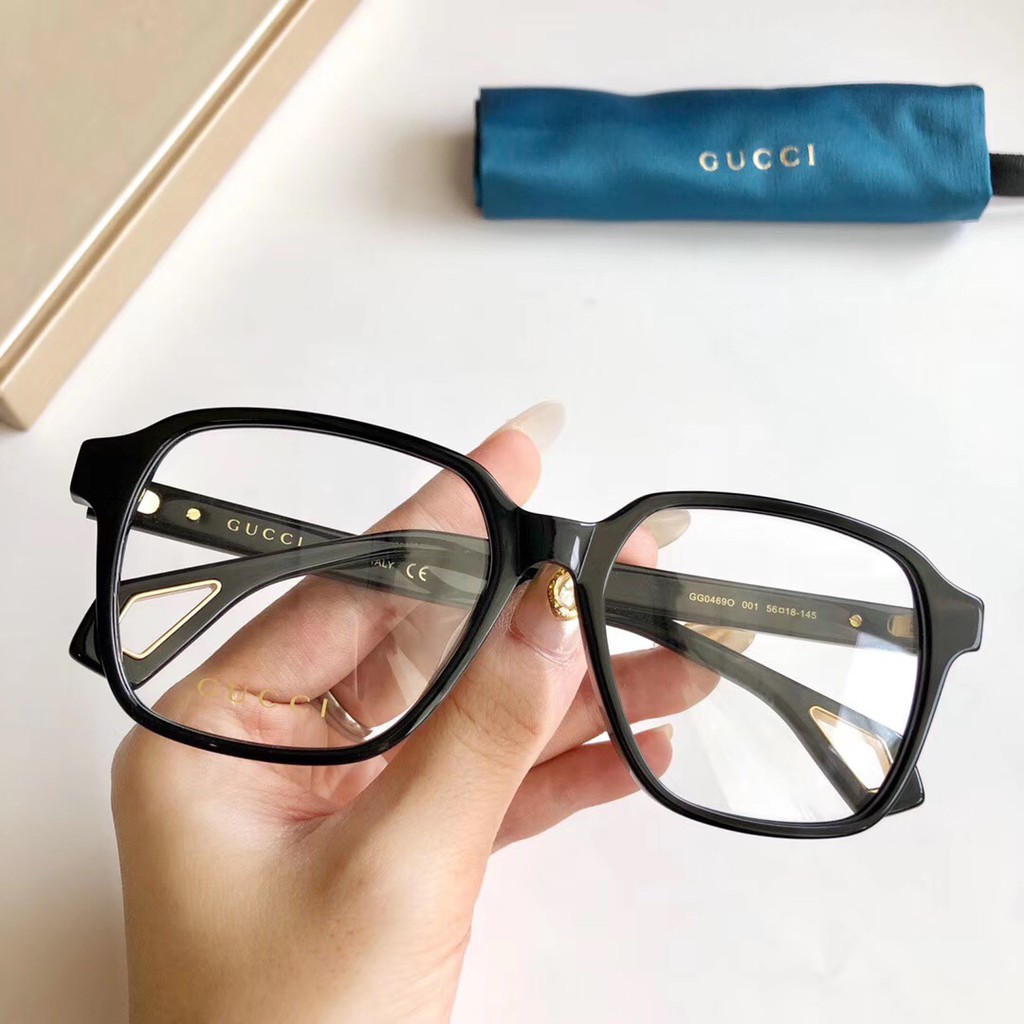 Gucci New Top Imported Plate Large Square Frame Myopia Glasses Frame Ultra Light Quality Light Learn Glasses Frame GG0469O Shopee Malaysia