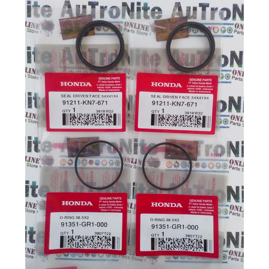 Package Seal Driven Face 34X41X4 91211KN7671 ORING PINION CAP 38.5X2