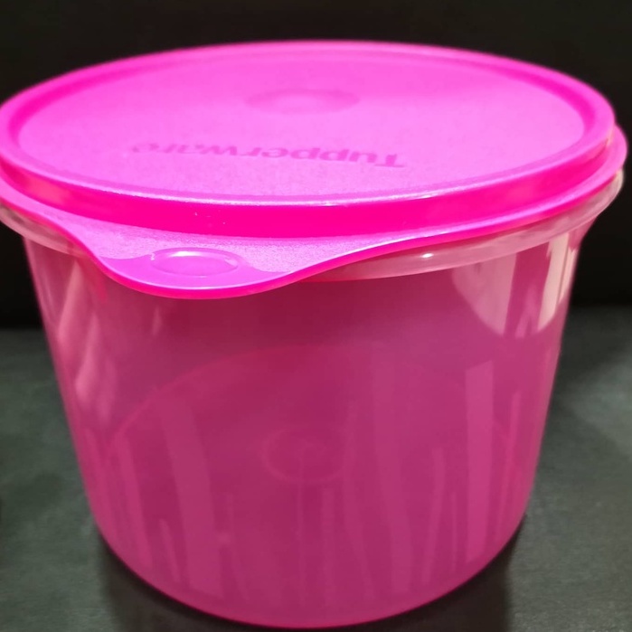 Tupperware Snack And Stack 1 7L 特百惠小吃和堆栈 食物容器 食物储存器 Food container Food storage keeper Pink