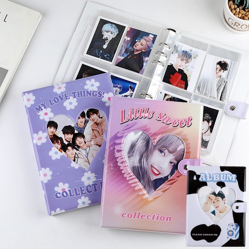 10pcs Korean Photo Album Kpop Binder Photocard A5 Transparent