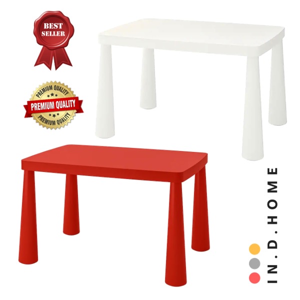 IKEA MAMMUT Children Study Play Table Meja Baca Mainan